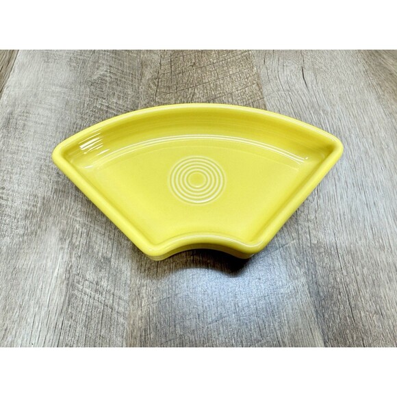 Fiesta Omni Relish Tray Insert Sunflower Yellow Bright Fiestaware Replacement - Picture 1 of 5